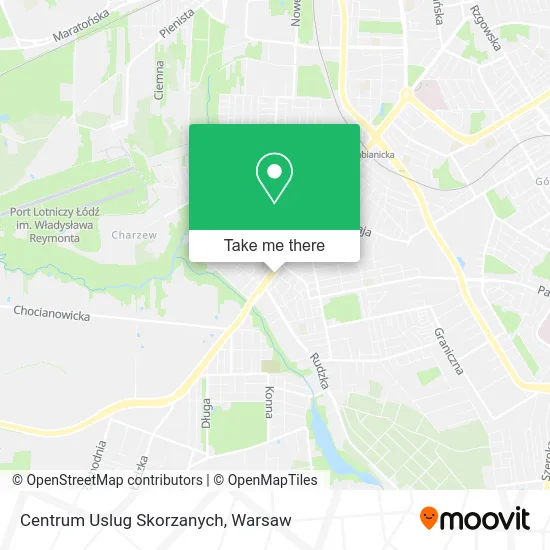 Карта Centrum Uslug Skorzanych