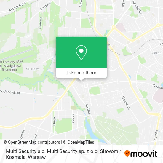 Multi Security s.c. Multi Security sp. z o.o. Sławomir Kosmala map