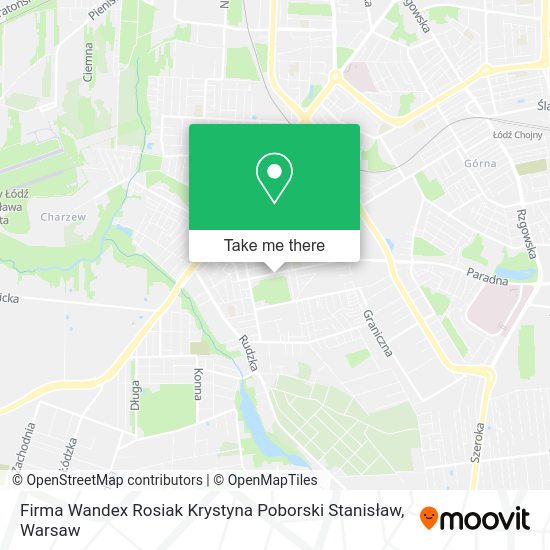 Firma Wandex Rosiak Krystyna Poborski Stanisław map