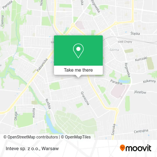 Карта Inteve sp. z o.o.
