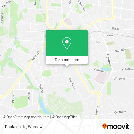 Карта Paula sp. k.