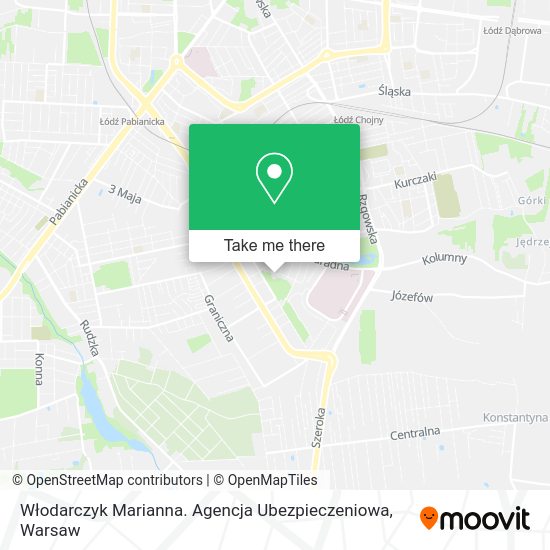 Włodarczyk Marianna. Agencja Ubezpieczeniowa map