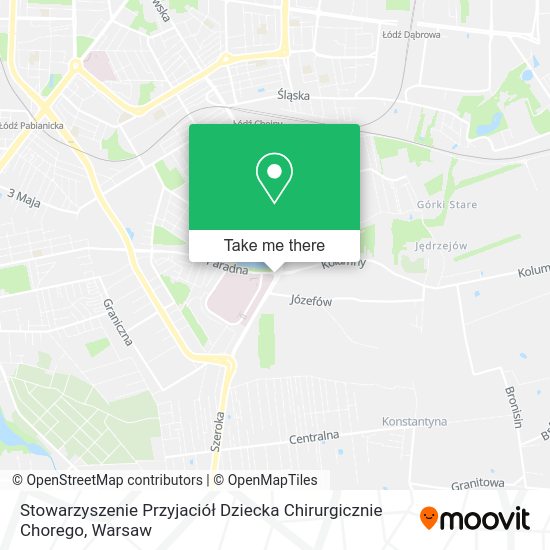 Stowarzyszenie Przyjaciół Dziecka Chirurgicznie Chorego map