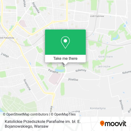 Katolickie Przedszkole Parafialne im. bł. E. Bojanowskiego map