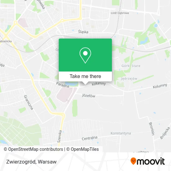 Карта Zwierzogród