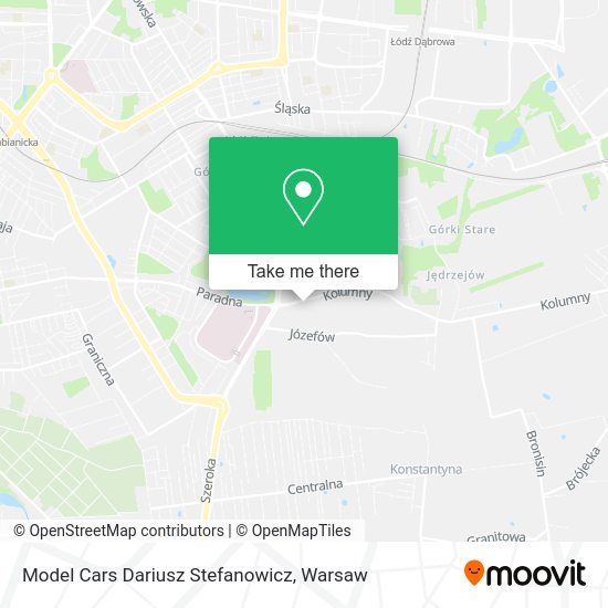 Model Cars Dariusz Stefanowicz map