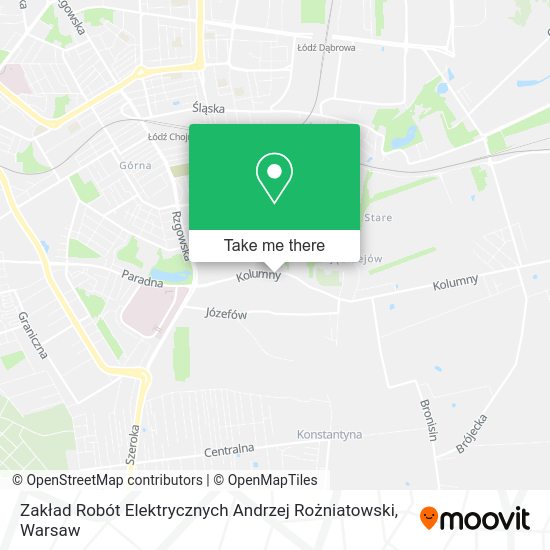 Zakład Robót Elektrycznych Andrzej Rożniatowski map