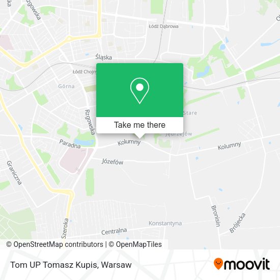 Tom UP Tomasz Kupis map