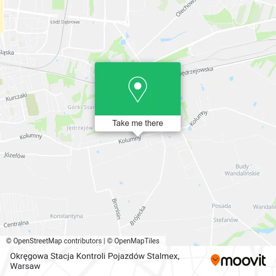 Okręgowa Stacja Kontroli Pojazdów Stalmex map