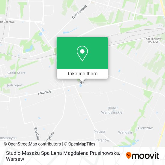 Studio Masażu Spa Lena Magdalena Prusinowska map