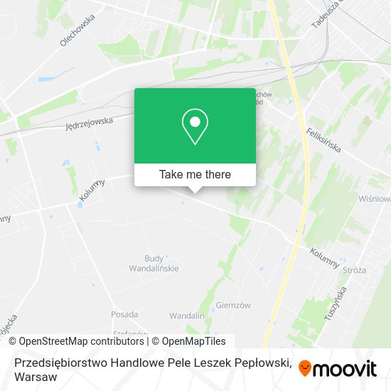 Przedsiębiorstwo Handlowe Pele Leszek Pepłowski map