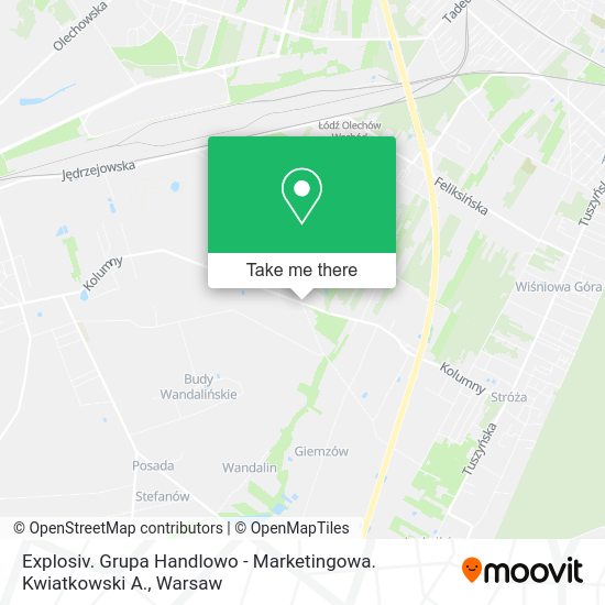 Explosiv. Grupa Handlowo - Marketingowa. Kwiatkowski A. map