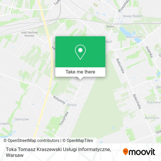 Toka Tomasz Kraszewski Usługi Informatyczne map