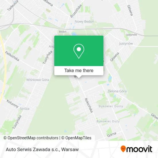 Карта Auto Serwis Zawada s.c.