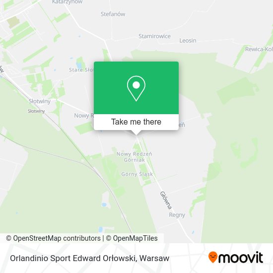 Orlandinio Sport Edward Orłowski map