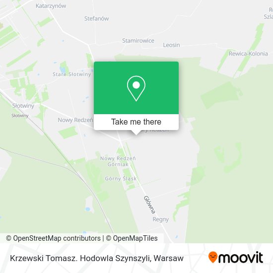 Krzewski Tomasz. Hodowla Szynszyli map