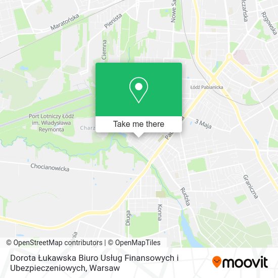 Dorota Łukawska Biuro Usług Finansowych i Ubezpieczeniowych map