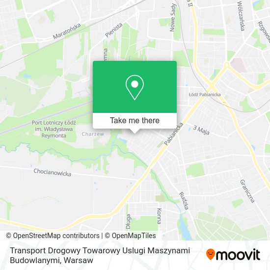 Карта Transport Drogowy Towarowy Uslugi Maszynami Budowlanymi