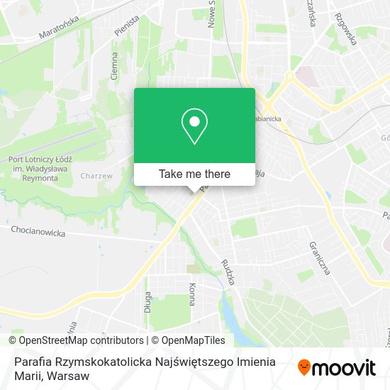 Parafia Rzymskokatolicka Najświętszego Imienia Marii map