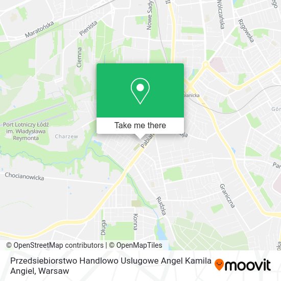 Przedsiebiorstwo Handlowo Uslugowe Angel Kamila Angiel map