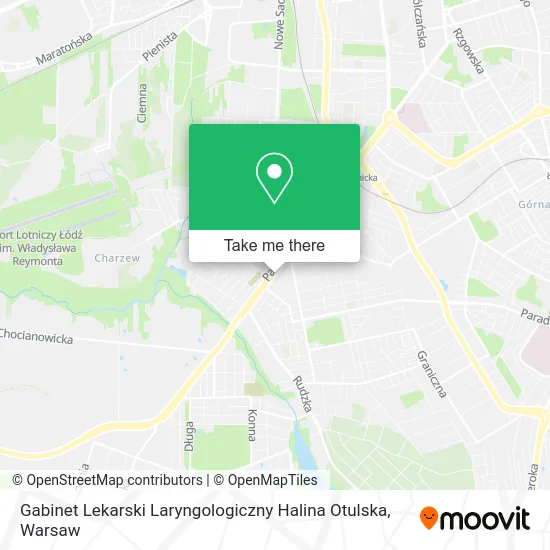 Gabinet Lekarski Laryngologiczny Halina Otulska map