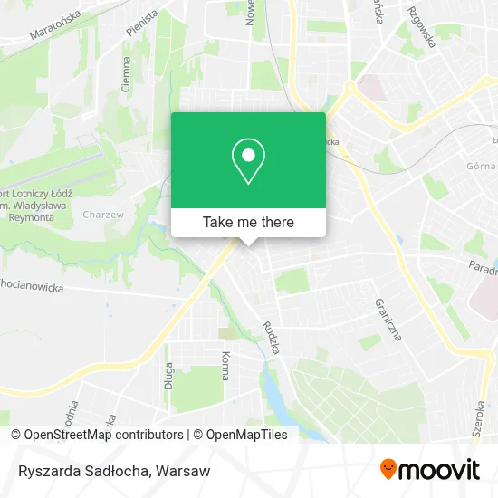 Ryszarda Sadłocha map