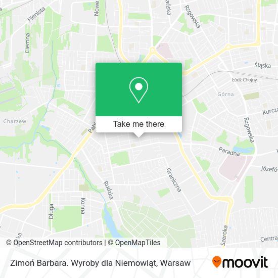 Zimoń Barbara. Wyroby dla Niemowląt map