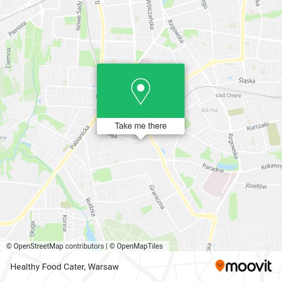 Healthy Food Cater map