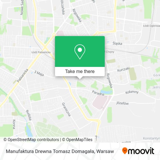 Manufaktura Drewna Tomasz Domagała map