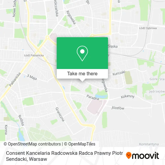 Карта Consent Kancelaria Radcowska Radca Prawny Piotr Sendacki