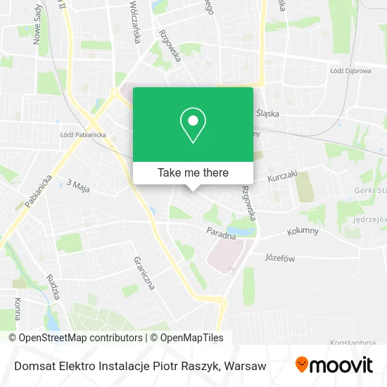 Карта Domsat Elektro Instalacje Piotr Raszyk