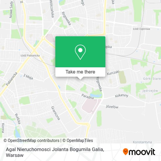 Agal Nieruchomosci Jolanta Bogumila Galia map