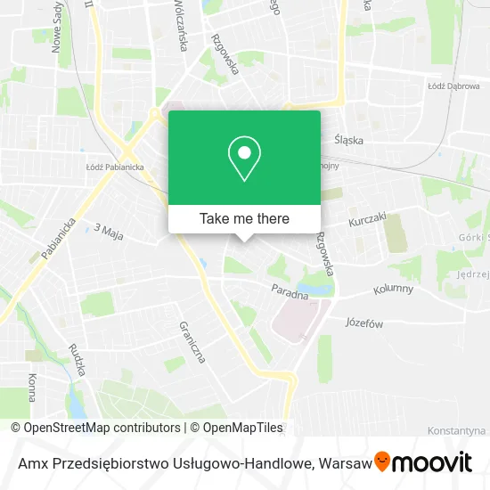 Карта Amx Przedsiębiorstwo Usługowo-Handlowe
