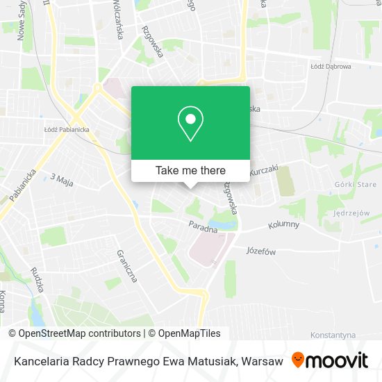 Kancelaria Radcy Prawnego Ewa Matusiak map