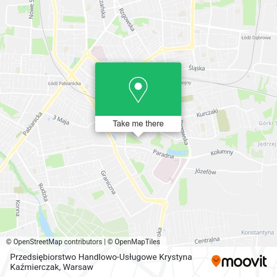 Przedsiębiorstwo Handlowo-Usługowe Krystyna Kaźmierczak map