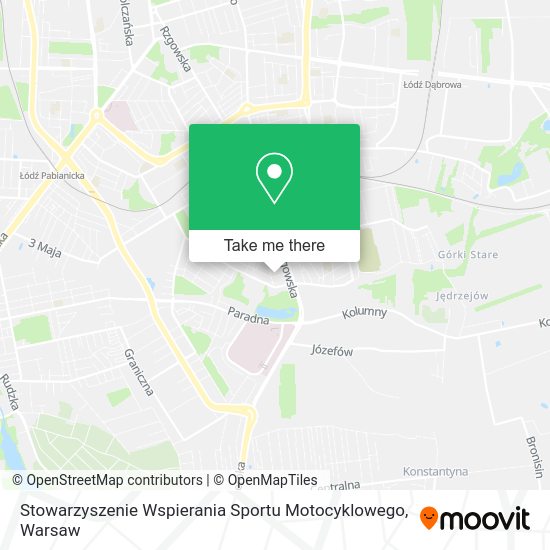 Карта Stowarzyszenie Wspierania Sportu Motocyklowego