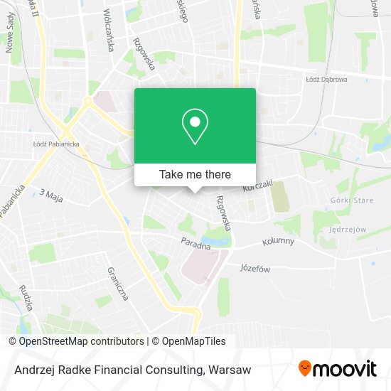 Andrzej Radke Financial Consulting map