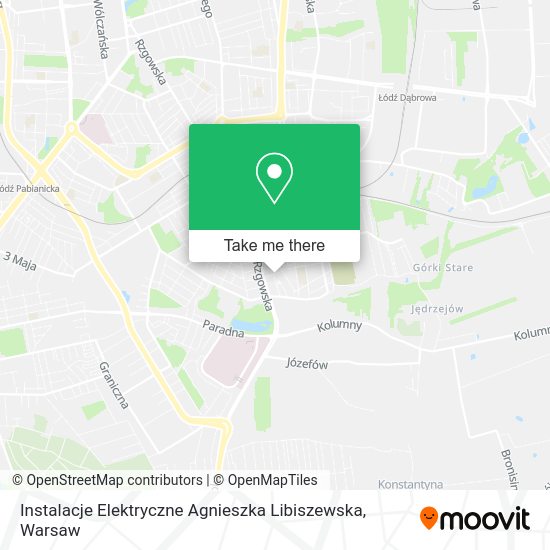 Instalacje Elektryczne Agnieszka Libiszewska map