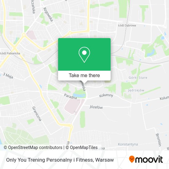 Only You Trening Personalny i Fitness map