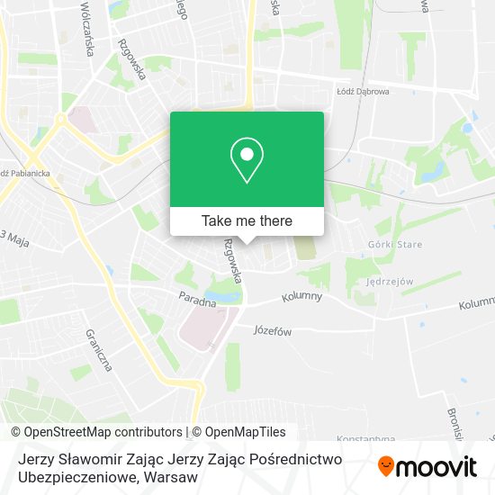 Jerzy Sławomir Zając Jerzy Zając Pośrednictwo Ubezpieczeniowe map