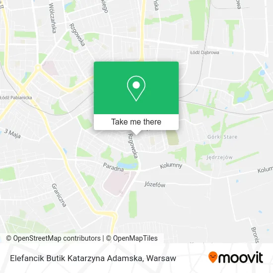 Карта Elefancik Butik Katarzyna Adamska