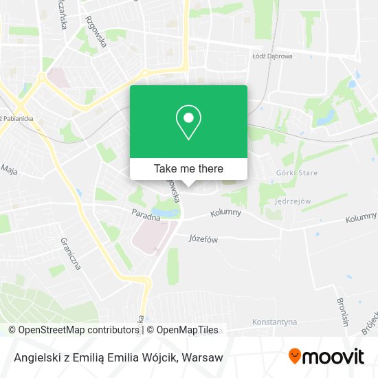 Angielski z Emilią Emilia Wójcik map