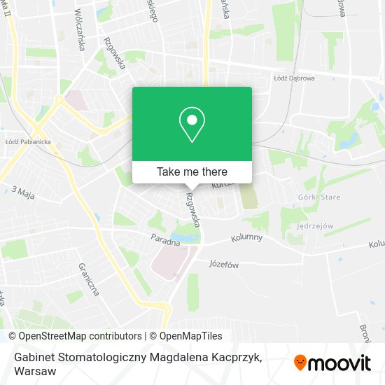 Gabinet Stomatologiczny Magdalena Kacprzyk map