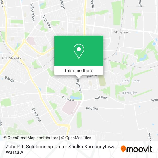 Zubi Pl It Solutions sp. z o.o. Spółka Komandytowa map