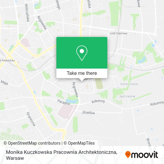 Карта Monika Kuczkowska Pracownia Architektoniczna