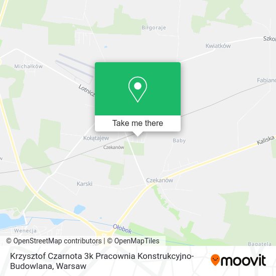 Карта Krzysztof Czarnota 3k Pracownia Konstrukcyjno-Budowlana