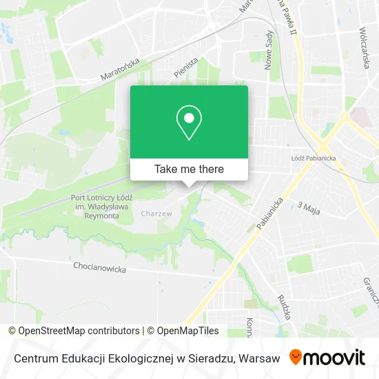Карта Centrum Edukacji Ekologicznej w Sieradzu