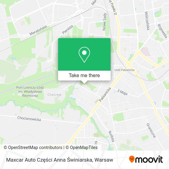 Maxcar Auto Części Anna Świniarska map