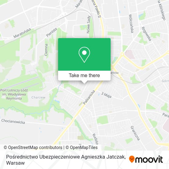 Pośrednictwo Ubezpieczeniowe Agnieszka Jatczak map