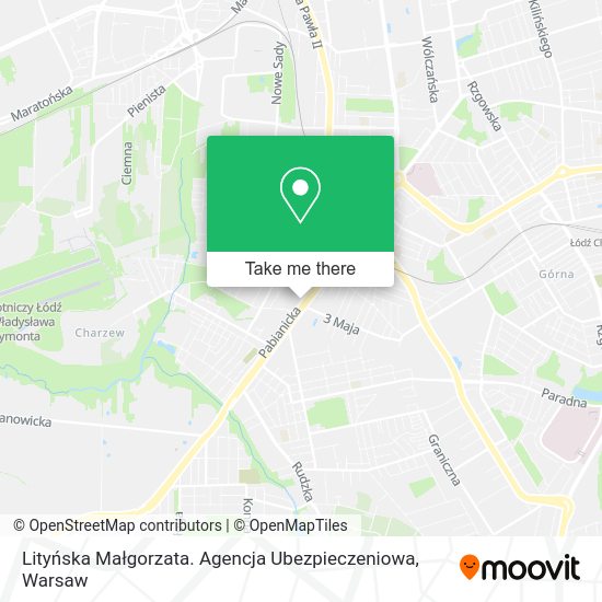 Lityńska Małgorzata. Agencja Ubezpieczeniowa map